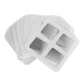 thumbnail image 1 of WRITWAA 100Ud Pegatinas Para Desagüe Antiobstrucción Adhesivo Color Plata, 1 of 6