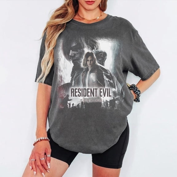 Vintage Resident Evil Requiem 2026 T-Shirt, Resident Evil 9 Sweatshirt, Gift For Gamer, Umbrella Corps Horror Game Tee