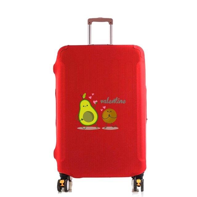 Luggage Suitcase Cover Protector Elastic Dust Case18-28 Inch Travel Protective Cover Case Travel Accessories Avocado Print 8Avocado019 L