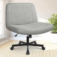 thumbnail image 1 of Escritorio de oficina sin brazos Chair NEO CHAIR Criss Cross, tela gris, 1 of 7