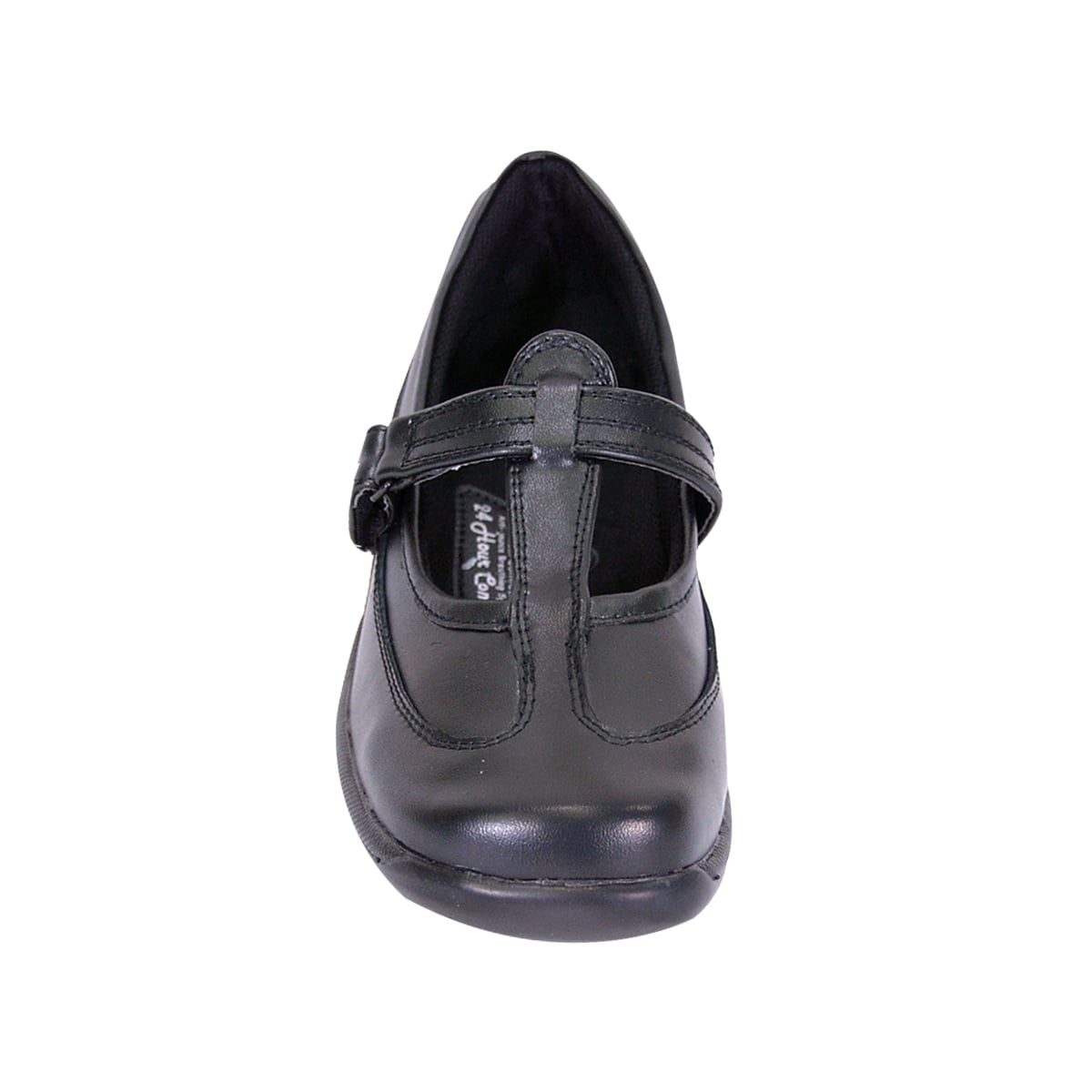24 HOUR COMFORT Renee Wide Width Comfort Shoe For Work and Casual Attire BLACK 6.5