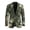 Camo Leaves Hunting Wood, variant on Men's Open Front Jackets Suit with 2 Pockets Color Leopard Print Long Sleeve One Button Blazer Breathable Sport Business Daily Coat,S