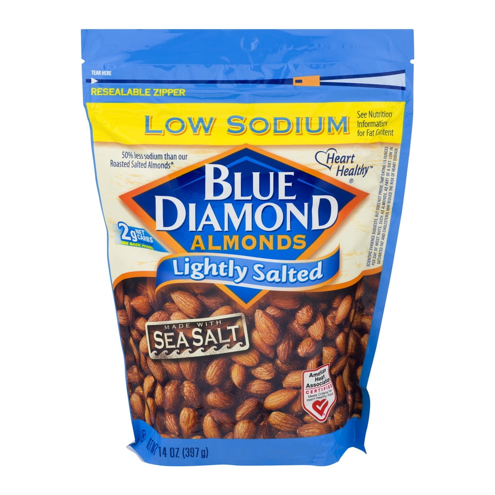 Blue Diamond Lightly Salted Almonds, 14 oz by Blue Diamond Growers
