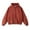 Brick Red, variant on Hoodies For Men Tie Dye Hoodie Distressed Washed Pullover Lined Warm Casual Streetwear Soft Cozy Sweatshirt