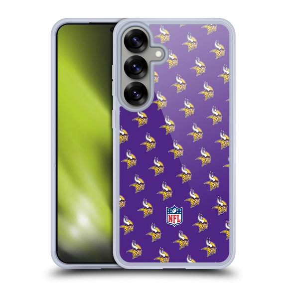 Head Case Designs NFL Minnesota Vikings Artwork Patterns Soft Gel Case for Samsung Galaxy S25