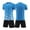 Light Blue, variant on TIREOW Kids Team Soccer Jersey and Shorts, Youth Shirts Soccer Uniform Kit, Adult Indoor Turf Sport Outfit (Style D)