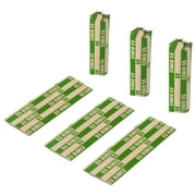 L LIKED 100 PCS Bundle Flat Striped Coin Wrappers (100 PCS - Dimes)