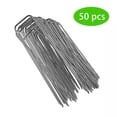 thumbnail image 3 of 50pcs Galvanised Rustless Landscape Staples Fabric Pins 11 Gauge, 3 of 8
