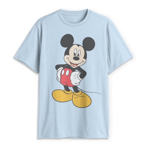 Light Blue Cartoon Character T-Shirt for Comfort and Style