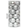 2025 Hot Sale! Pedty Christmas Balls 24 Pieces 6Cm Rose Gold, Household