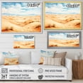 thumbnail image 4 of Designart "African Sand Dunes Desert Landscape I" Landscapes Framed Wall Art Decor - Global Yellow Desert Living Room Framed Canvas Art, 4 of 6