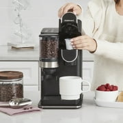 Cuisinart Grind & Brew Classic Black Single Serve Coffee Maker with Built-In Grinder
