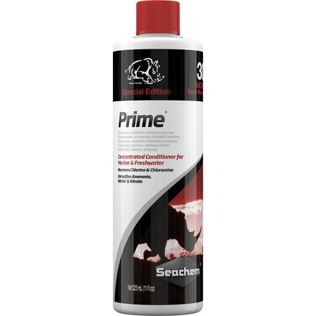 Seachem Prime - Concentrated Conditioner For Marine & Freshwater 11-Ounce
