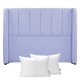 thumbnail image 1 of Cabecera Queen Size Foss Lila + 2 Almohadas, 1 of 8