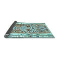 thumbnail image 2 of Ahgly Company Indoor Rectangle Oriental Light Blue Traditional Area Rugs, 2' x 5', 2 of 4