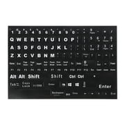 WhiteBeach 1 Sheet Keyboard Sticker Universal English Letter Keyboard Label Accessory