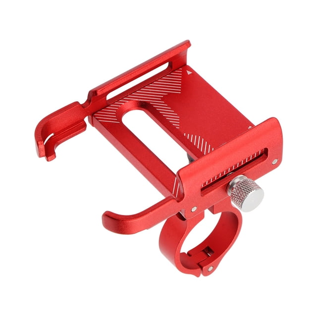 Greeniant Soporte de teléfono para bicicletas, abrazadera ajustable para ciclismo al aire libre, soporte para teléfono móvil para bicicleta de Ciclismo Rojo
