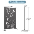 thumbnail image 6 of Modern Shade 4x6 FT Metal Privacy Screen - Perch & Meadow, 6 of 7