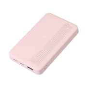 onn 10,000 mAh Portable Power Bank with Fast Charging Output (20W), Dual USB-C ports, USB port, LED Digital Display, Pink - Compatible with iPhone, iPad, AirPods, Samsung Galaxy, Note, Pixel & More