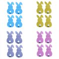 thumbnail image 1 of Oubit Rabbit Flatware Holder,16Pcs Easter Bunny Cutlery Easter Bunny Cutlery Bags Tableware Utensil Storage Bags Maximized Efficiency, 1 of 9