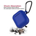 thumbnail image 4 of AirPods 1 & 2 Silicone Case, AirPods Case with Keychain, Njjex Shockproof Protective Premium Silicone Cover Skin for Apple Airpods 1st & 2nd -Blue, 4 of 7