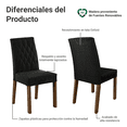 thumbnail image 4 of Juego De Comedor Con Mesa Y 6 Sillas Madesa Fabiana MN 01, 4 of 10