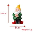thumbnail image 2 of Hotiary Fairy Garden Accessories Outdoor Decor, 1PC Garden Gnome Figurines, Mini Gnome Figurines for Garden Decor, Flower Plant Pots Decor, Home Decoration, 2 of 8