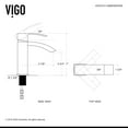 thumbnail image 3 of VIGO Satro Single Handle Single-Hole Bathroom Faucet in Chrome, 3 of 11
