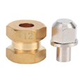 thumbnail image 2 of Accessoire de combinateur en laiton 12 mm/15 mm/17 mm pour voiture sur chenilles RC SCX10 90046 90047 1/10 12 mm, 2 of 4