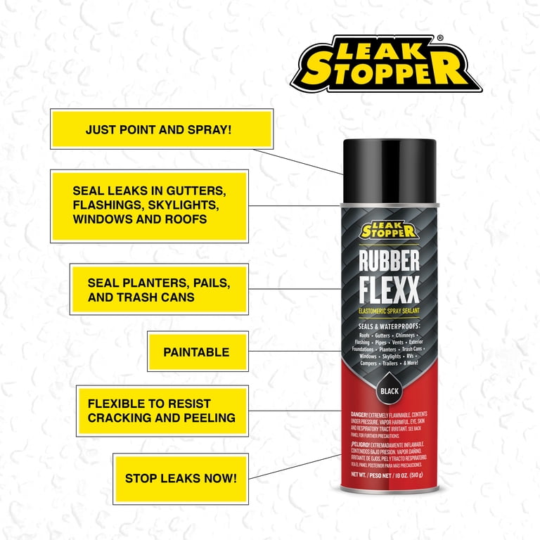 Leak Stopper Rubber Flexx Waterproof Liquid Seal Spray for Roof