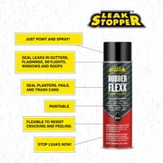 Black Jack Leak Stopper Rubber Flexx, 15 oz Waterproof Flexible Industrial Sealant, Black, 1 Piece