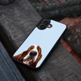 thumbnail image 4 of WIRESTER Shockproof Soft Rubber Cover Case for Apple iPhone 16 Plus 6.7" 2024, Basset Hound Dog On Light Blue Background, 4 of 5