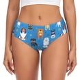thumbnail image 1 of Balery Cute Dogs Ropa Interior de Algodón para Mujer con Dibujo – Braguitas Cómodas y Elásticas, Estilo Clásico-Large, 1 of 6