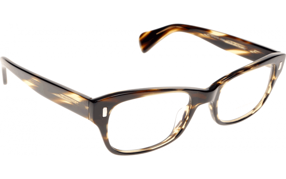 Oliver Peoples OV 5174 Wacks Coco 1003 Black Brown Eyeglasses 