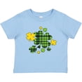 thumbnail image 3 of Inktastic St. Patrick's Day Plaid Green and Yellow Shamrocks Boys or Girls Baby T-Shirt, 3 of 5