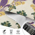 thumbnail image 6 of Yayeee Runner Rug for Bedroom 2'x6' Machine Washable Hallway Non Slip Mat, Beige Floral Pattern, 6 of 8