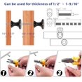 thumbnail image 4 of 10 Pack Oil Rubbed Bronze Kitchen Cabinet Knobs, Solid Oil Rubbed Bronze Pulls Zinc Handles Simple Drawer Cabinet Hardware for Cupboard Drawer Knobs Oil Rubbed Bronze Oil Rubbed Bronze, 4 of 5