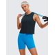 thumbnail image 3 of Musculosa corta CRZ YOGA de algodón Pima con cuello alto azul marino XS, 3 of 6