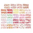thumbnail image 2 of 24Pcs Flower Water Transfer Foil Nail Art Sticker Full Flower Design Water Decals Nails Decorations Tools Sticker, 2 of 5