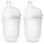 Gentle Bottle Silicone Wide Mouth Baby Bottle 8 oz, Frost