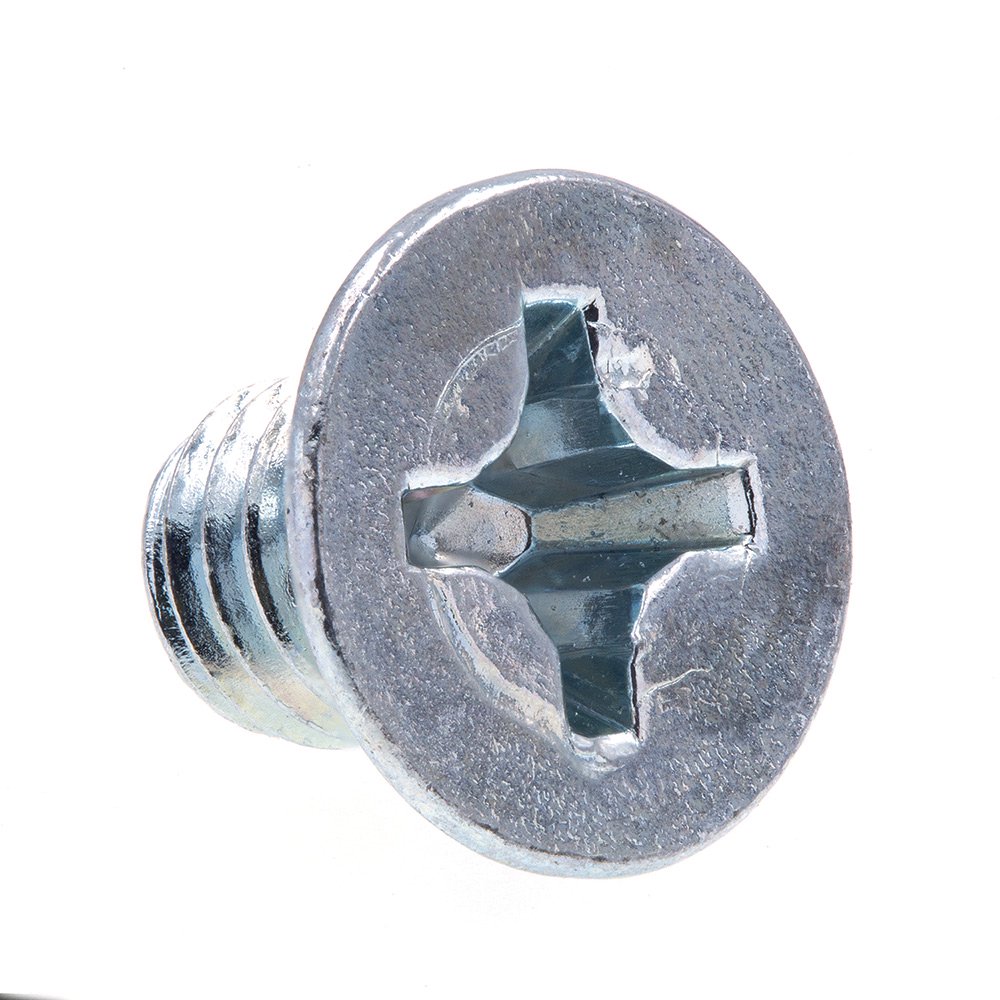 PrimeLine 9121483 Machine Screws, Metric, Flat Head, Phillips Drive, M61.0 X 8MM, Zinc Plated
