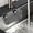B, variant on Suction Cup Corner Drain Rack Kitchen Organizer Storage Faucet Mounted Drying Rack for Efficient Space Saving