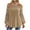 tops for women sequined-Khaki, variant on Brilliant Womens Tops under $5 Tops for Women Elegant Sparkly Tee Blouses Cocktail Party Club Tops Cross Necked off Shoulder Lantern Sleeve Patchwork Casual T-Shirt Purple XXL
