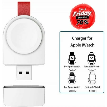 Black Friday Clearance!!!Watch Charger for Apple, Magnetic Portable Wireless iWatch Charger Compatible for Apple Watch Series 1 2 3 4 in 38mm 40mm 42mm
