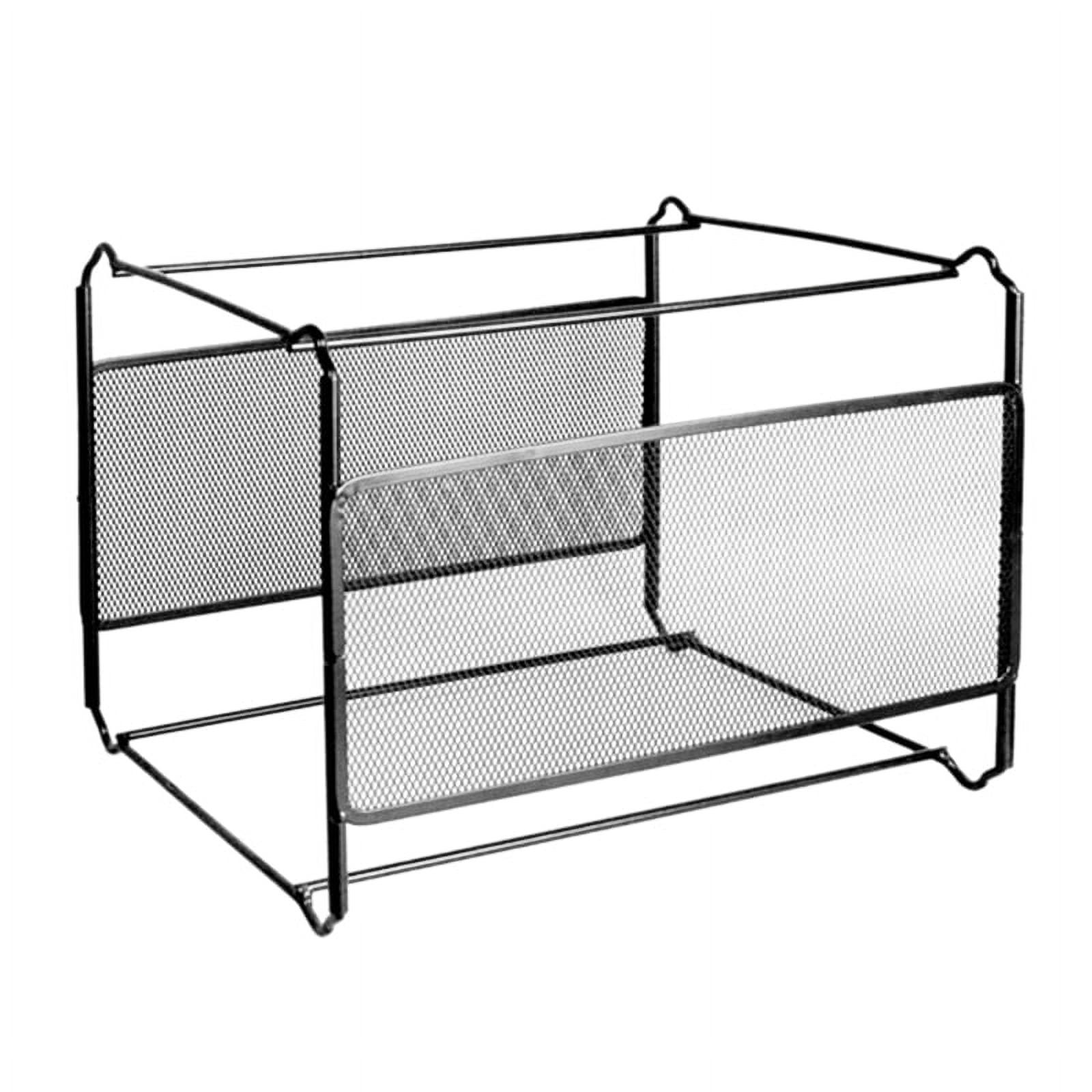 2024 TOP! A4 Mesh Metal File Organizer Box Hanging Folder Desk Storage Holder Shelf for Office Home