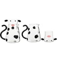 thumbnail image 2 of Glass Cold Water Kettle with Handle Cartoon Cow Cold Cup, 2 of 5