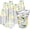 Yellow, Green, White, variant on 50 Pcs Masters Golf Ball Party Supplies Bulk Clear Plastic Cups 12oz Disposable Let's Par-tee for Home Sports Golf Themed Birthday Bachelor Party Supplies Favors (Yellow,Green,White)