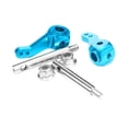thumbnail image 5 of LeeQinersw 1/10 RC Car Steering Knuckle Arms Set Accessory Professional Spare Parts Durability Aluminum Alloy RC Car Parts for Lunch Box Blue, 5 of 9
