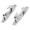 A, variant on Polished 316 Stainless Steel Fairlead Chocks Pair, Marine Skene Rope Guide Hardware for Boat Deck Mounting Use