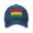 Navy Blue, variant on Men Women Washed Twill Baseball Cap Reggae Flag Adjustable Dad Hat Black